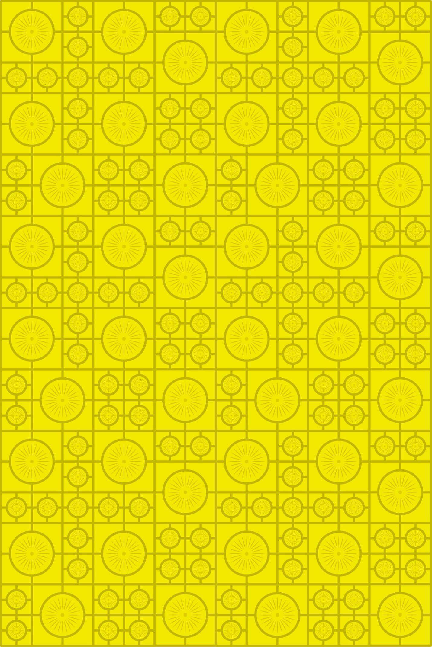Retro Yellow Wallpaper