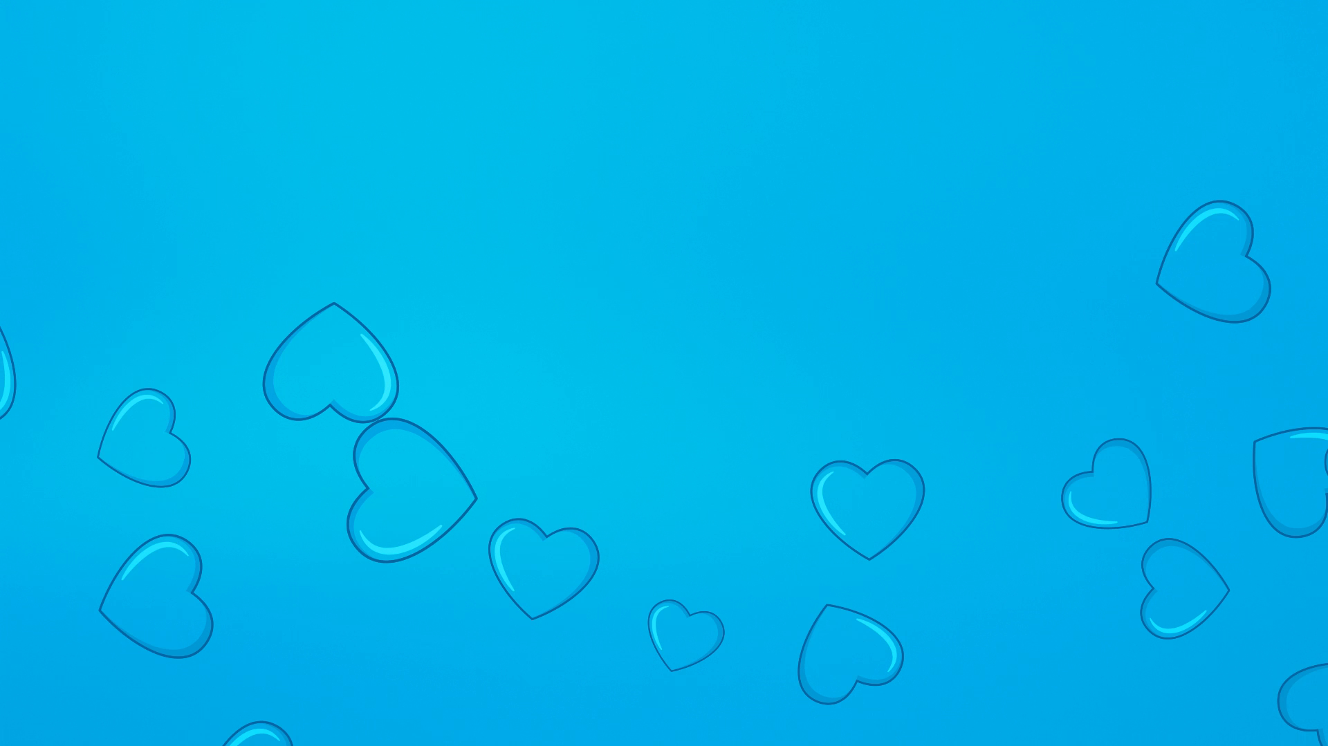 Valentines Blue Heart Background Effect Footagecrate Fx