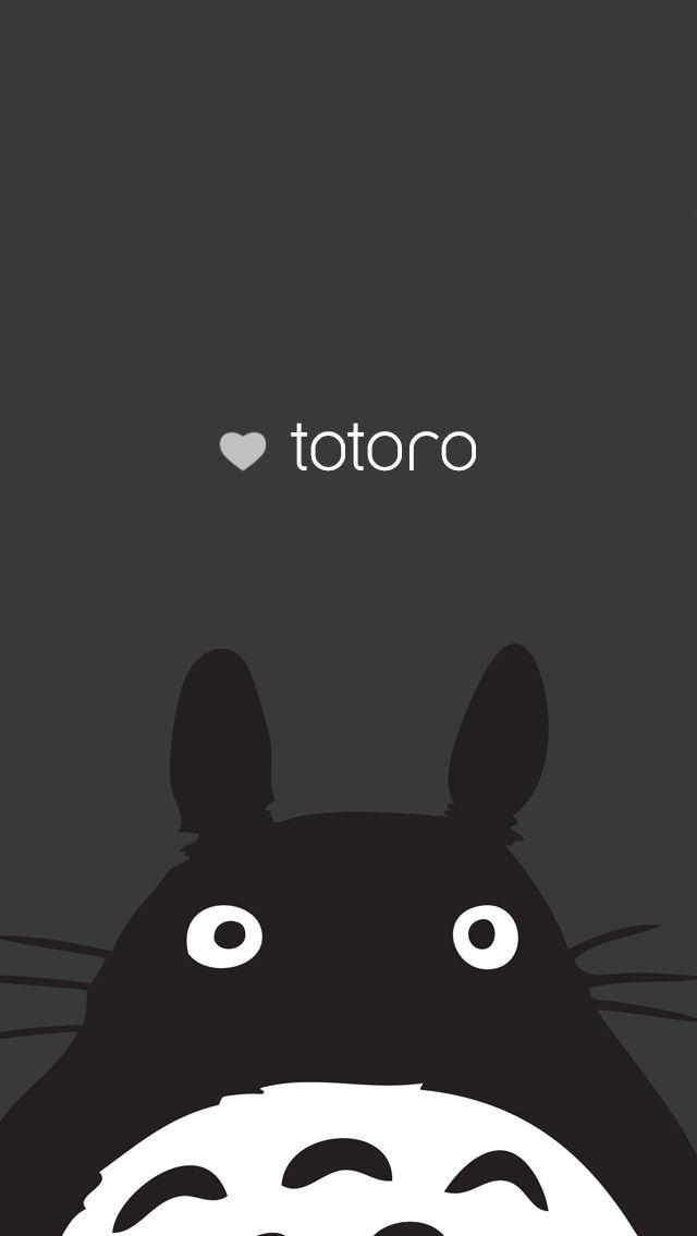 Be Linspired iPhone Backgrounds Totoro Studio ghibli art Cute