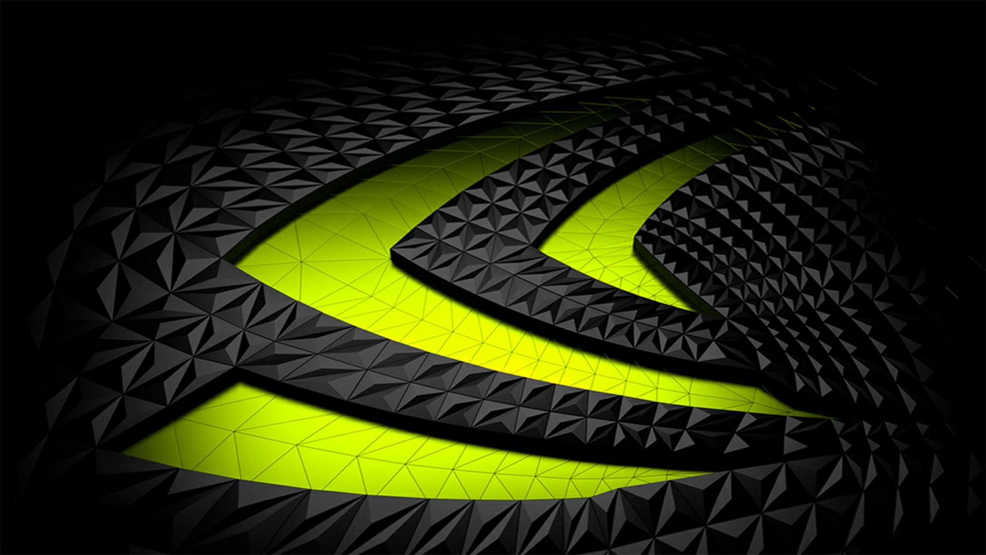 HD Wallpaper Nvidia Logo Geforce Abstract Background