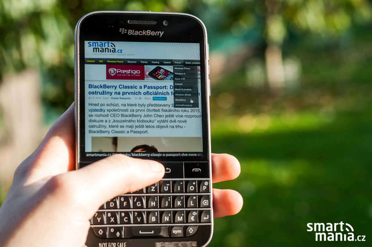 Blackberry Classic Browser Demo