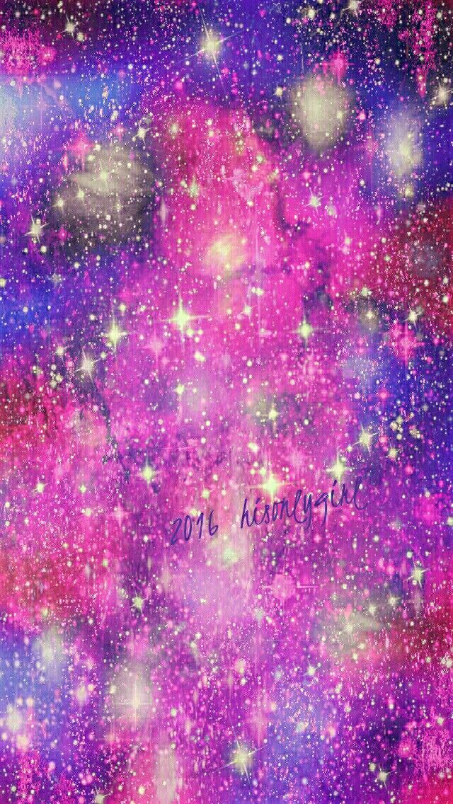Pink Purple Galaxy iPhone Wallpaper