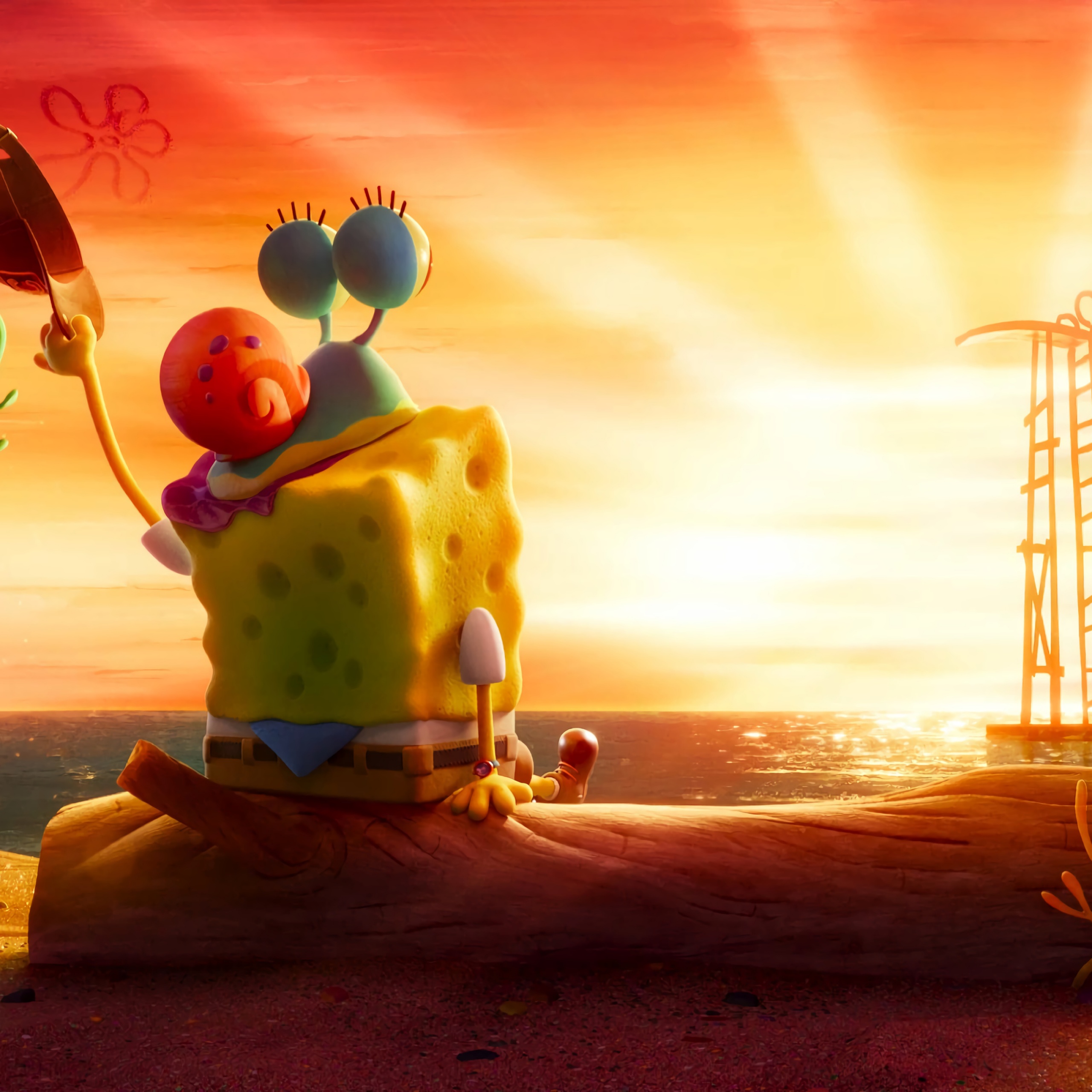 Cute Spongebob Background Wallpaper