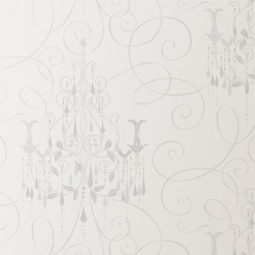 Details About Vymura Chandelier White Silver M0237 Wallpaper