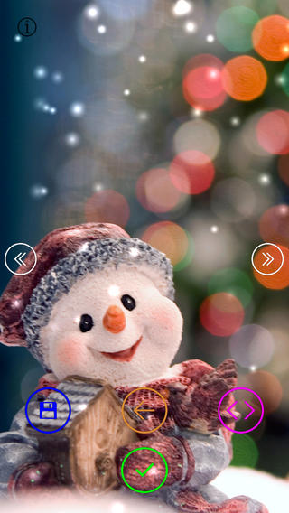 Magical Christmas Wallpaper Slideshow HD With Animated Snow And