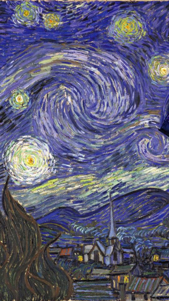 Tardis Vincent Van Gogh Doctor Who Starry Night