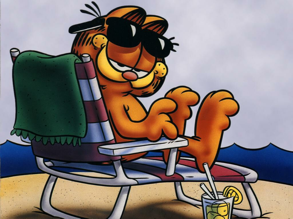 Garfield Beach Wallpaper