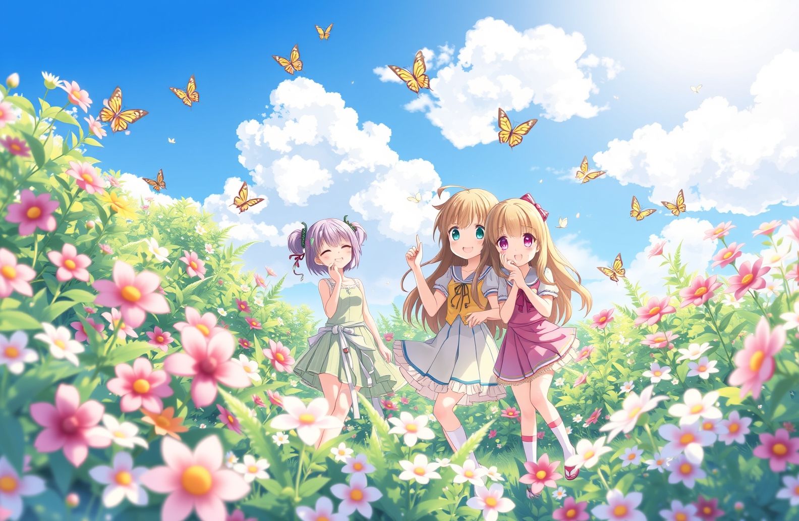 Gacha Life Spring Wallpaper