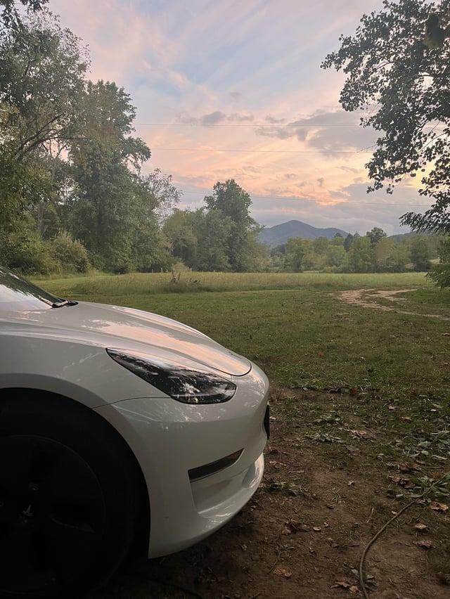 First Road Trip With My Model Sr R Teslamodel3
