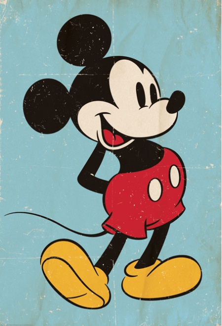Mickey Mouse Wall Mural 32m X 58m W2pl