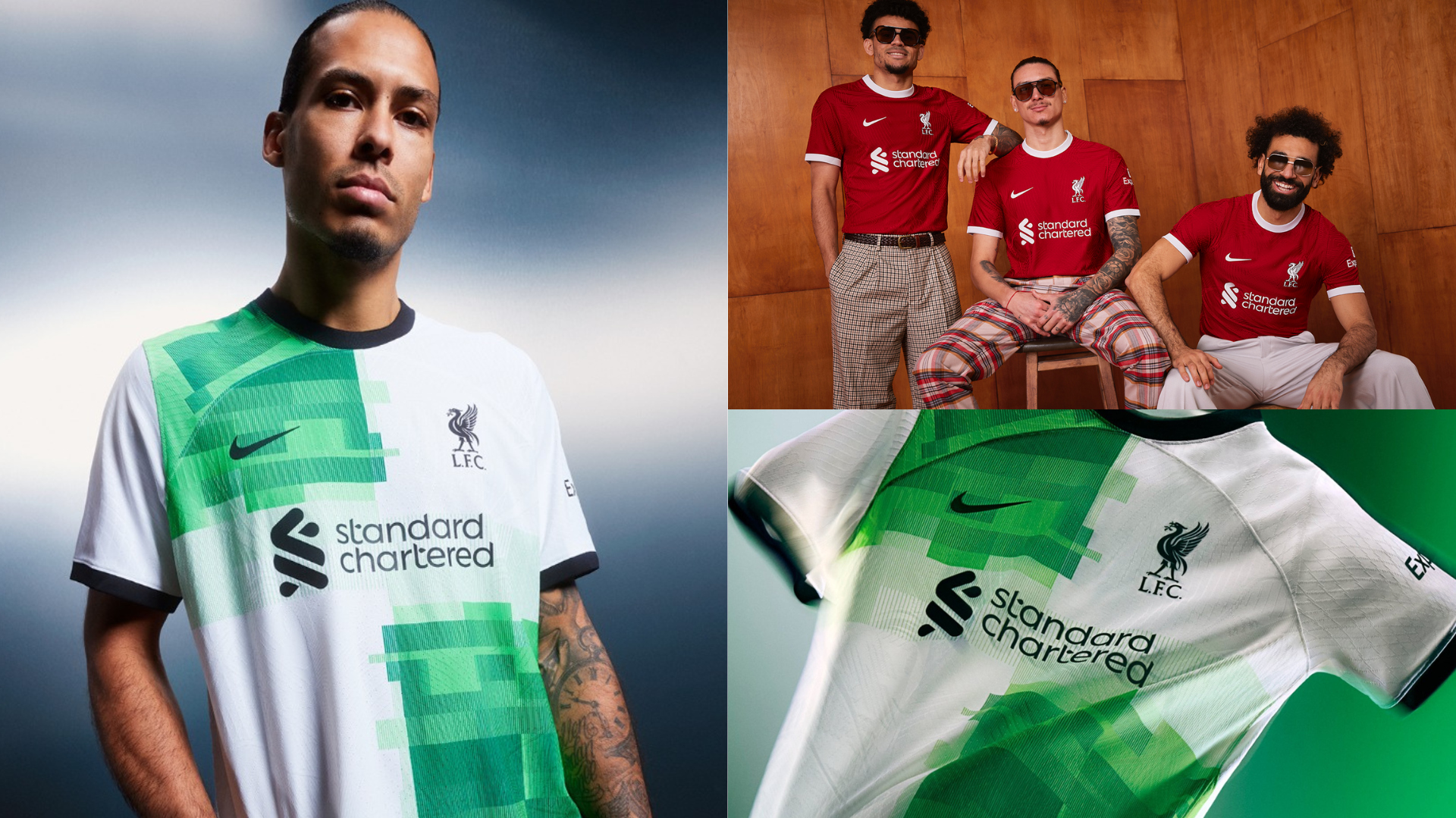 Liverpool Kit New Home Away And Third Jerseys Release