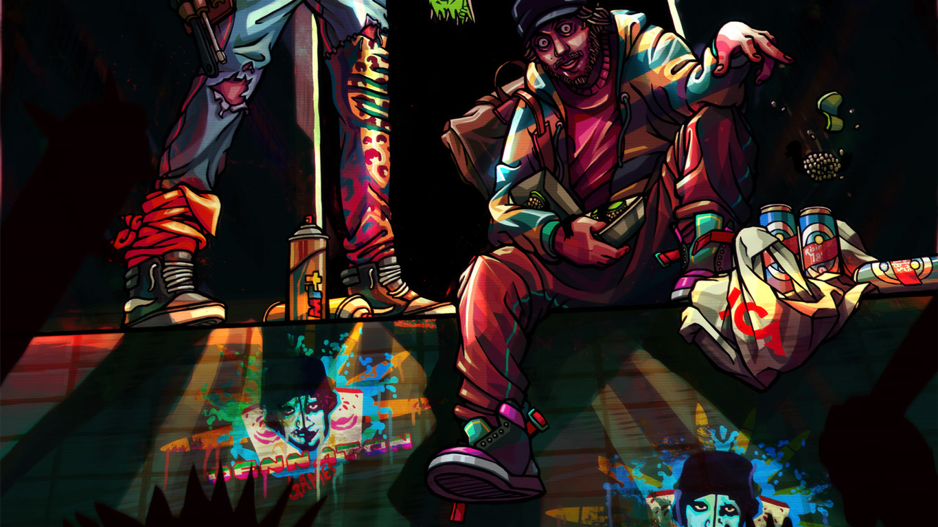 Hotline Miami Wrong Number Wallpaper In
