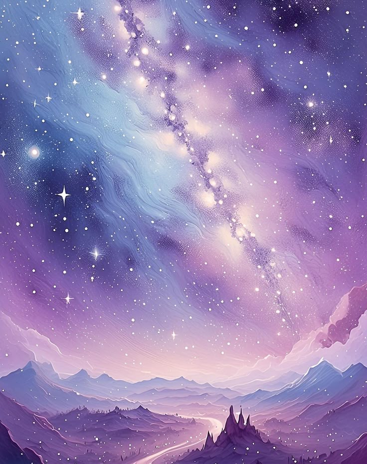 Starry Night Sky Wallpaper