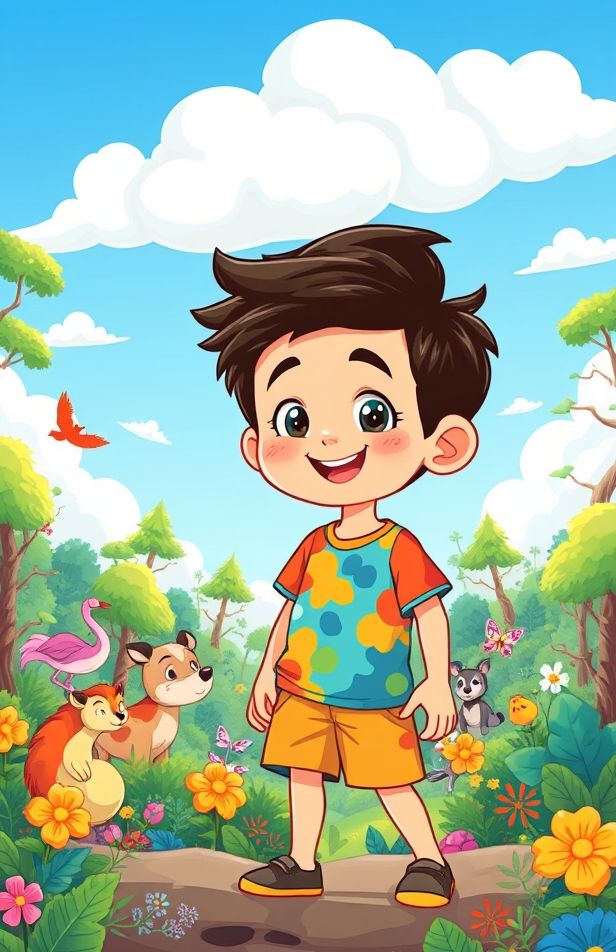 Cartoon Boy Wallpaper
