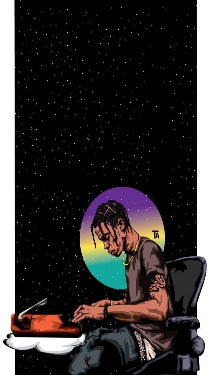 Travis Scott Astroworld Fan Art 3zzpp6awbbihwlab Wallpaper