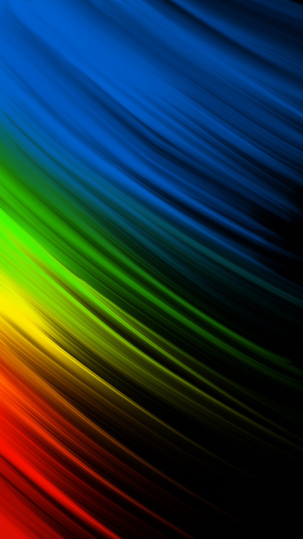 Color Rays On Black Wallpaper By El3aleyle
