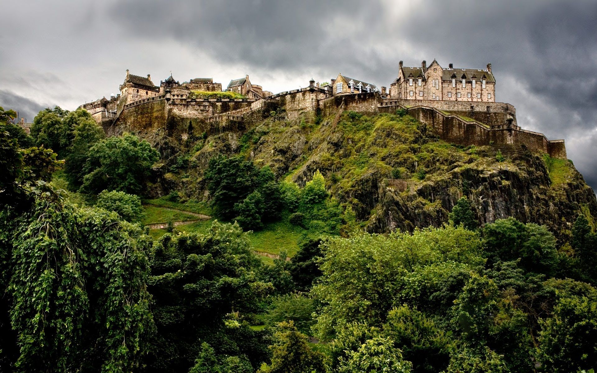 Edinburgh Castle Puter Wallpaper Desktop Background