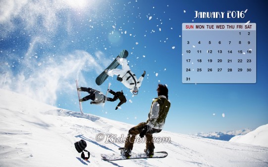 January Calendar Wallpaper Kidsgen Wallpaper