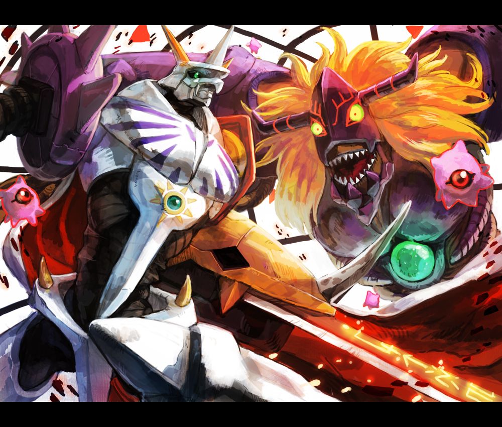 Omnimon Vs Diaboromon Digimon Digital Monsters Anime