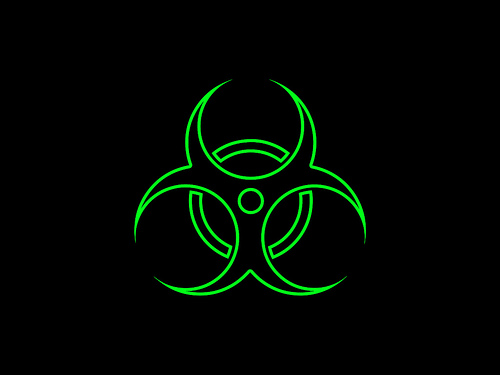 Green Neon Black Bio Hazard Wallpaper Photo Sharing