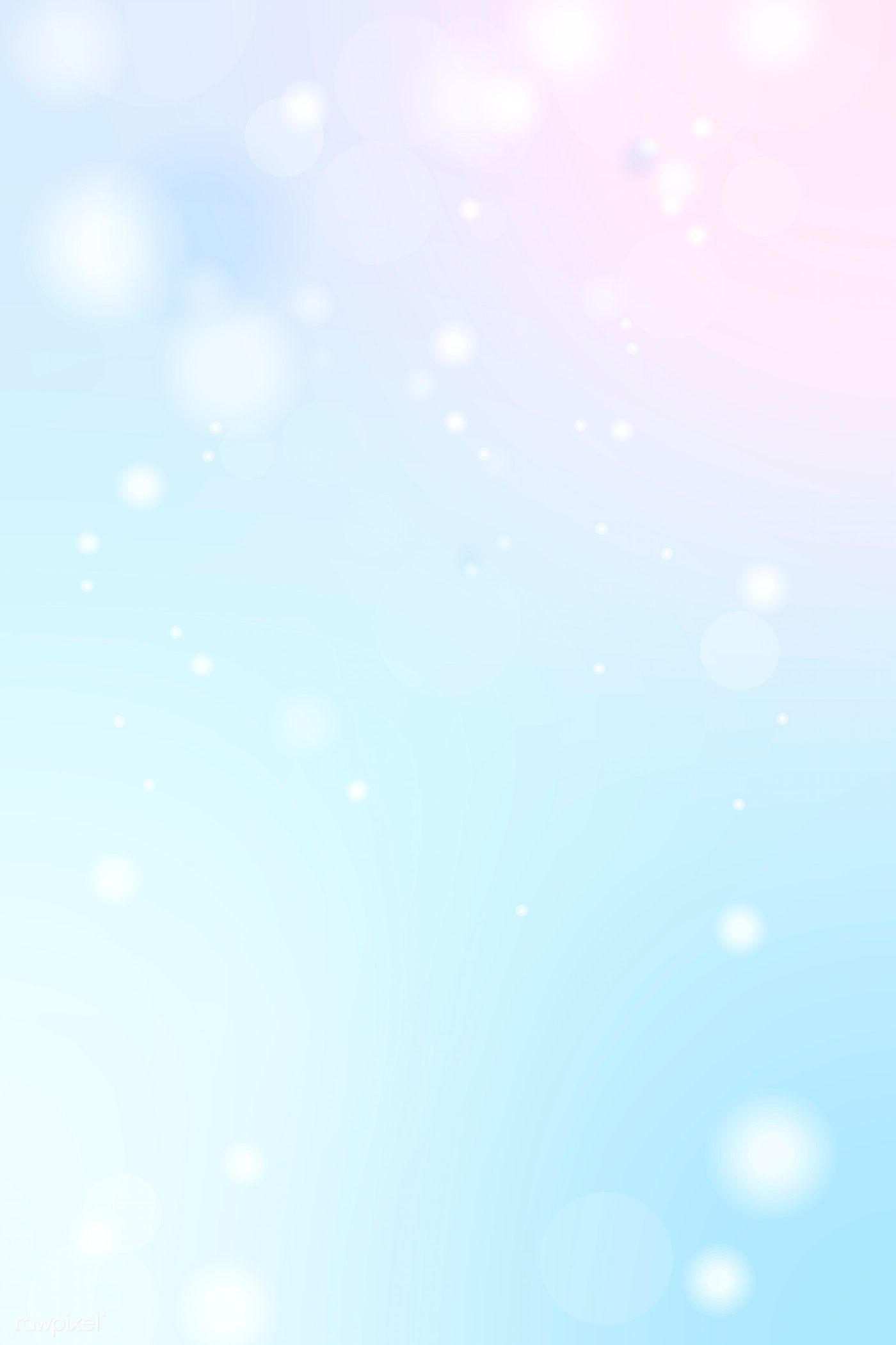 Premium Vector Of Blue And Pink Gradient With Bokeh Light