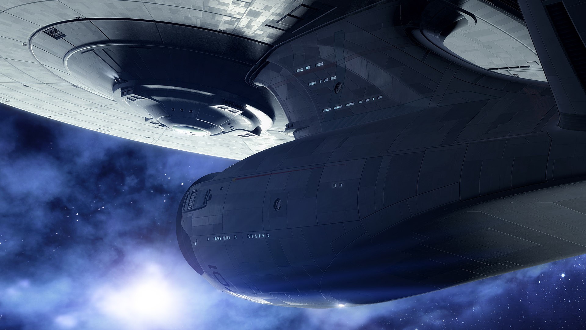 Star Trek Wallpaper Spaceships Science Fiction