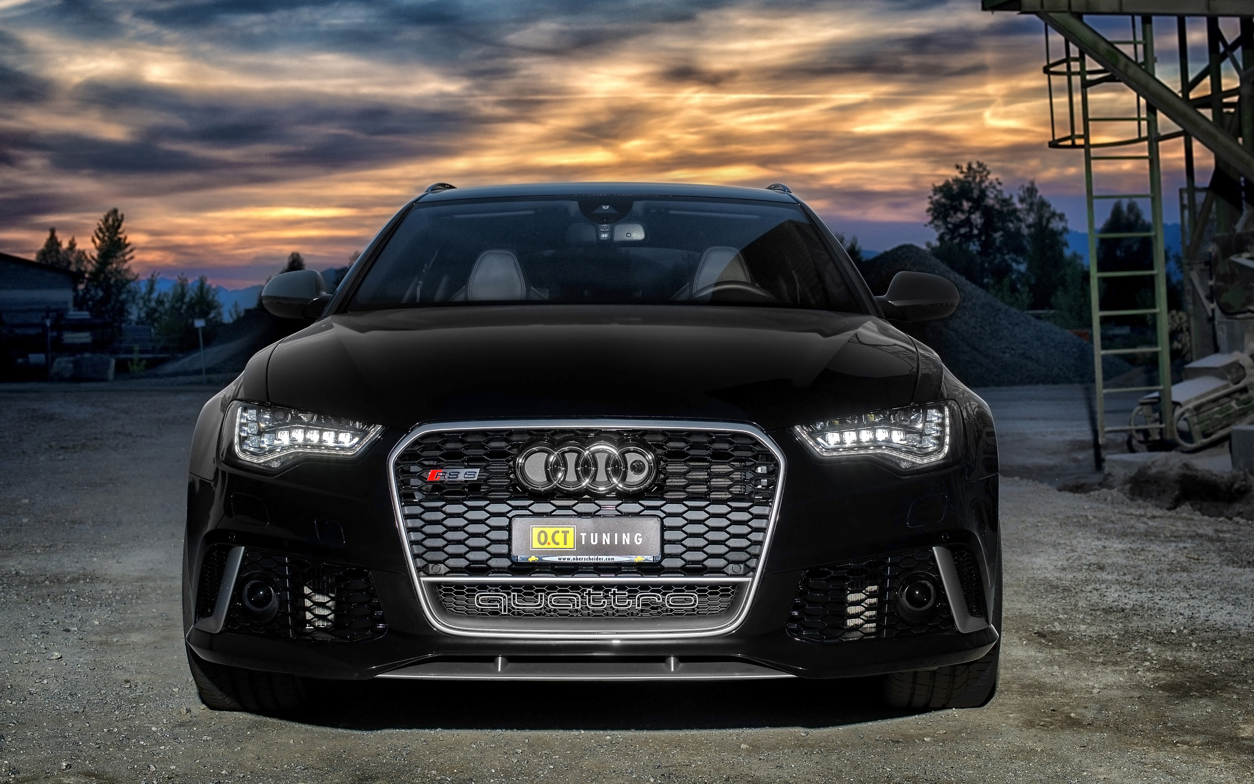 Audi Rs6 By O Ct Tuning Front Wallpaper HD