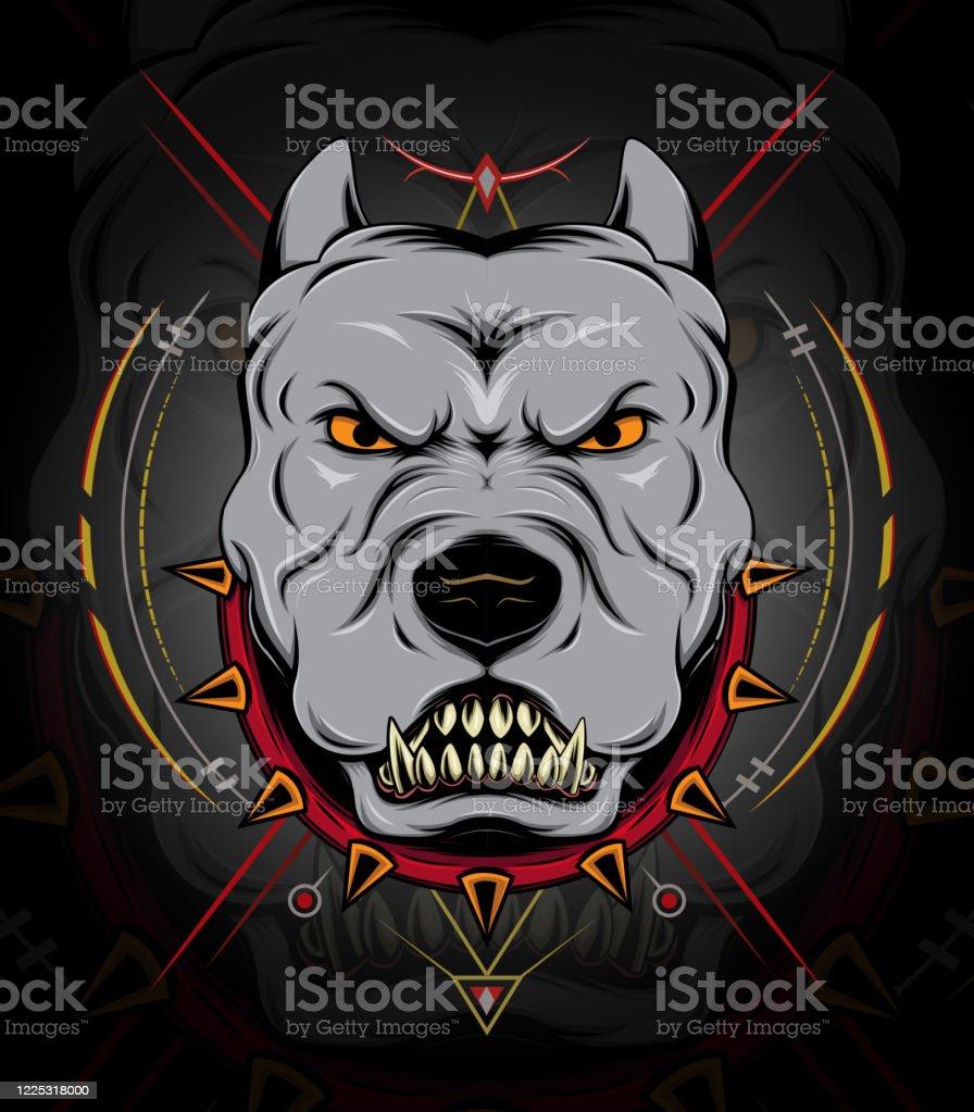 Pitbull Logo Illustration Stock Image Now