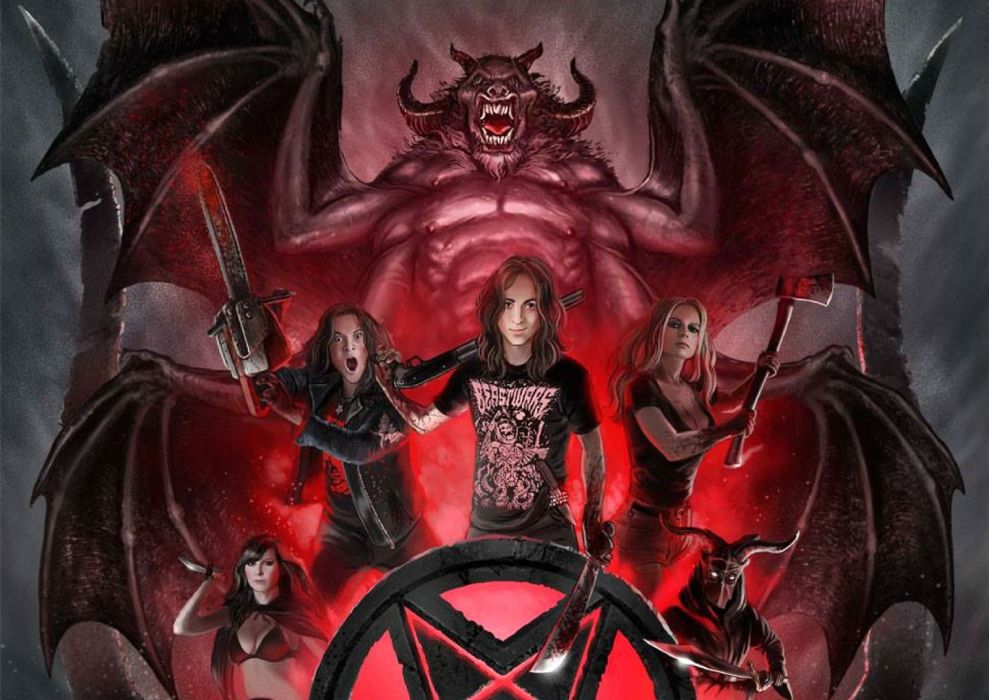 Deathgasm Dark Horror Evil Thriller Comedy Heavy Metal Demon