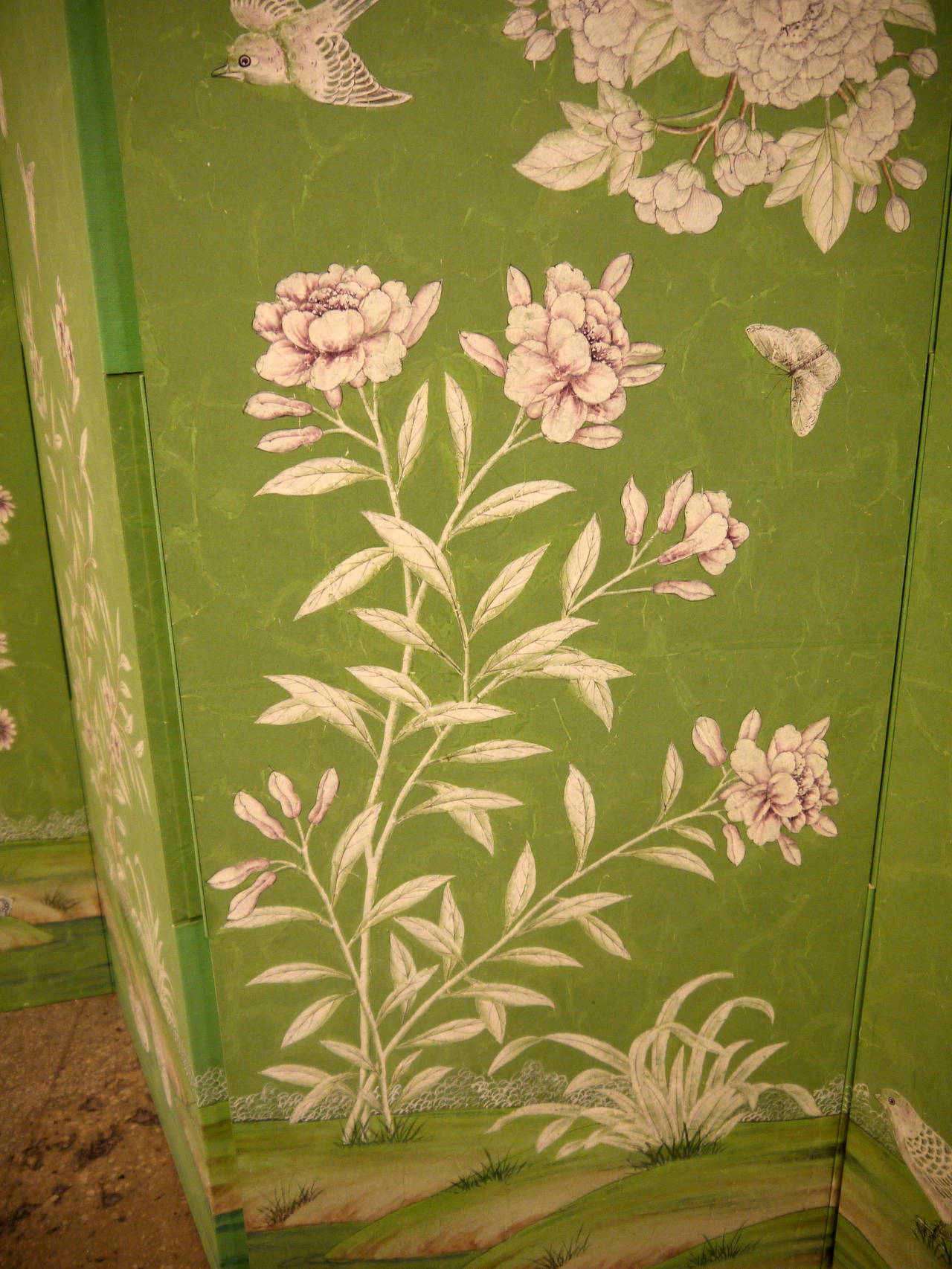 gracie handpainted chinese wallpaper screen offered by gracie request
