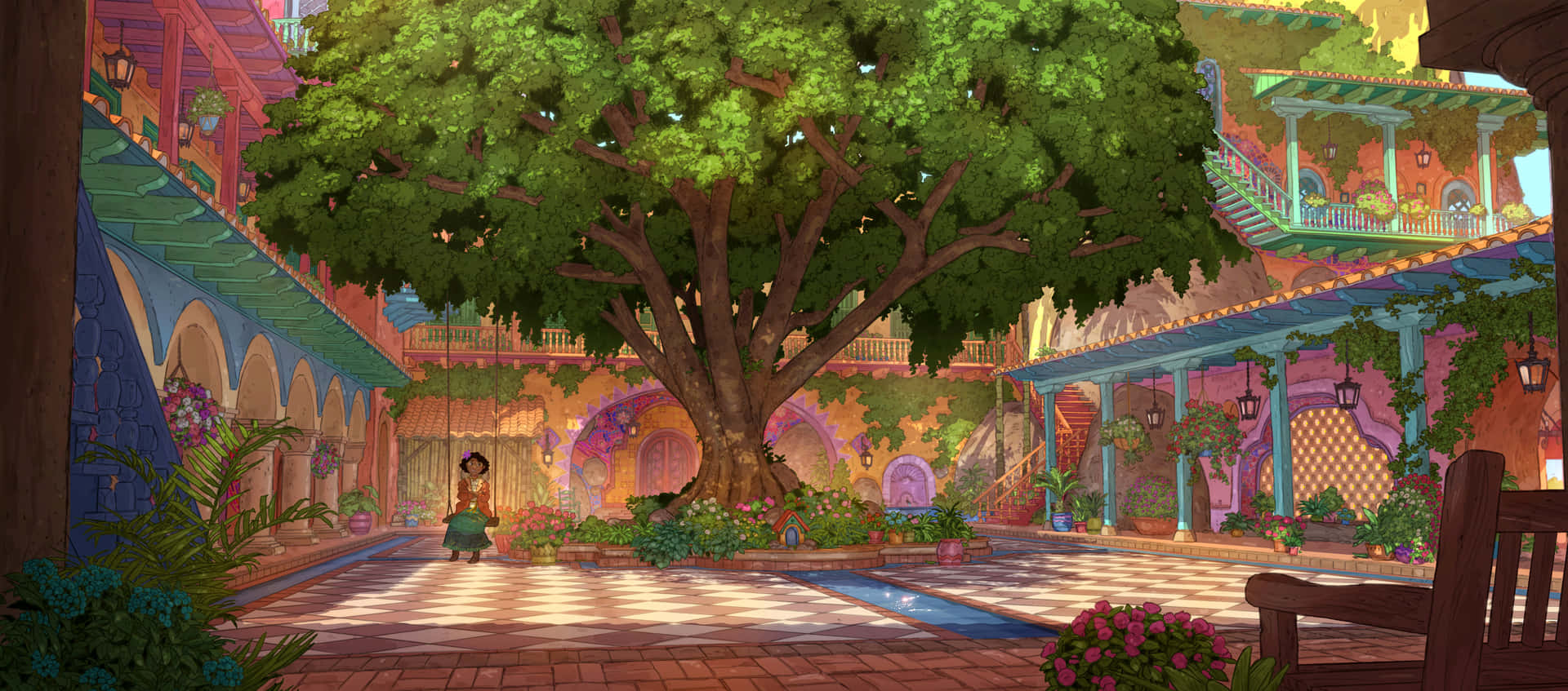 Encanto Background Wallpaper