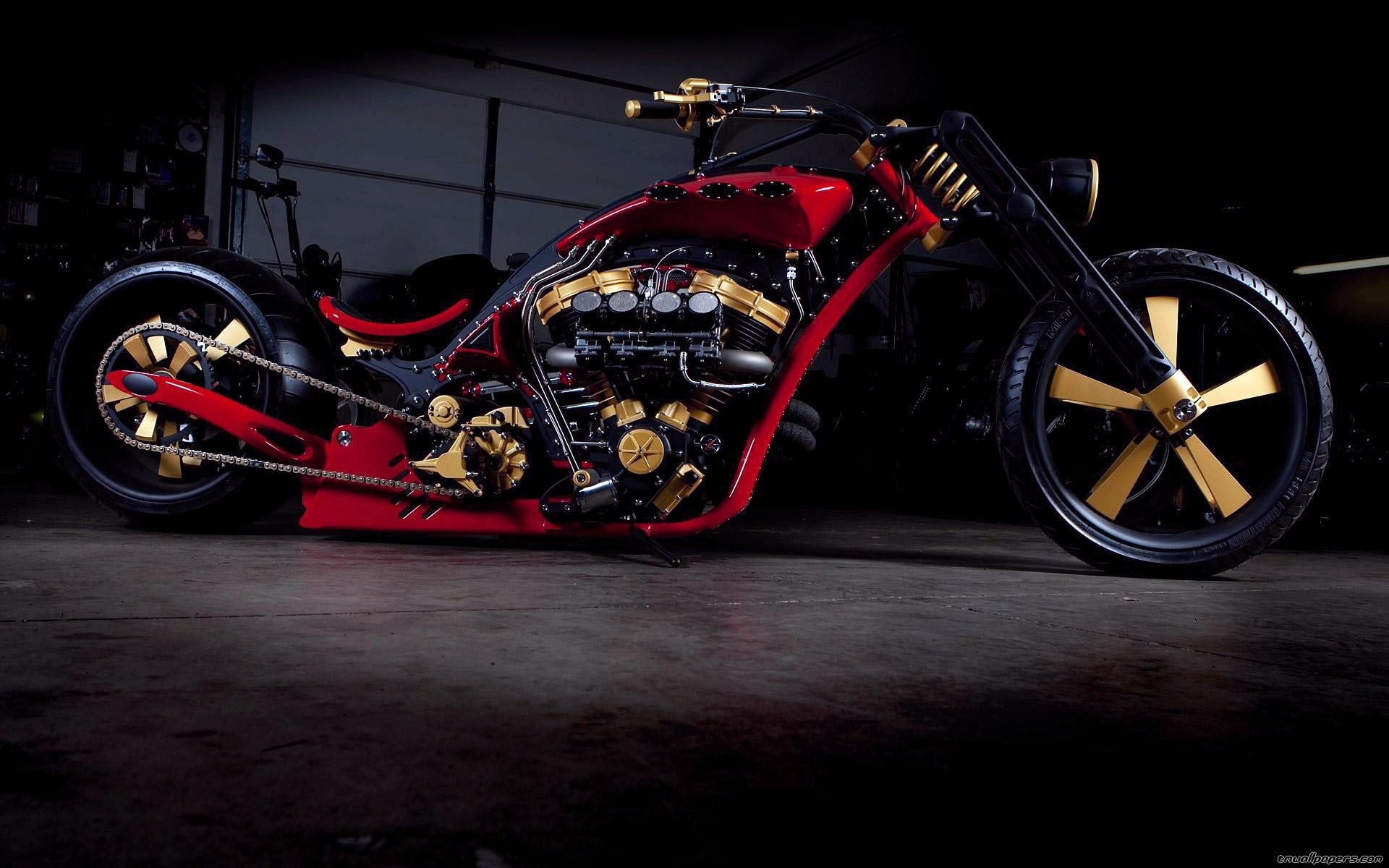 Harley Davidson Chopper Desktop Wallpaper