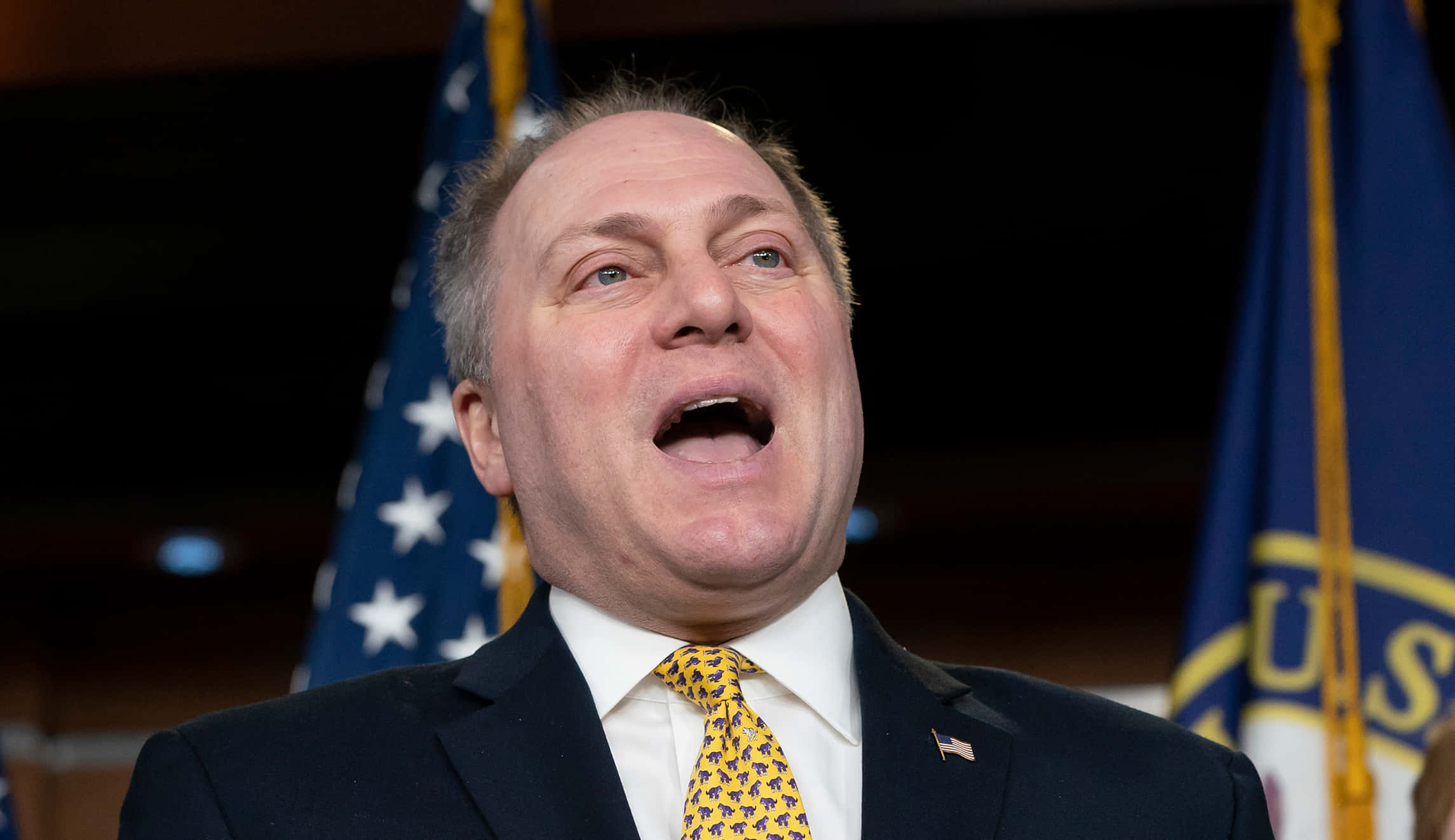 Steve Scalise During Speech Wallpaper