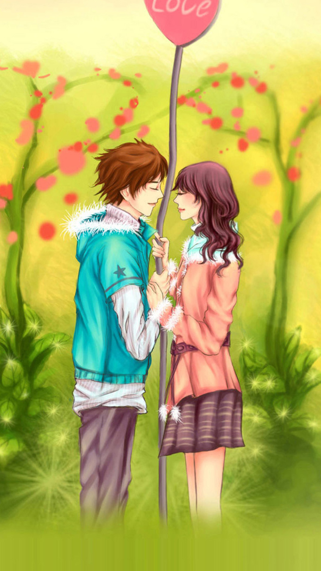 Love Cartoon Wallpaper