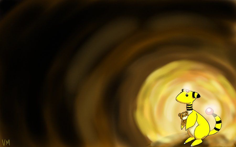 Ampharos In The Dark By Hac K