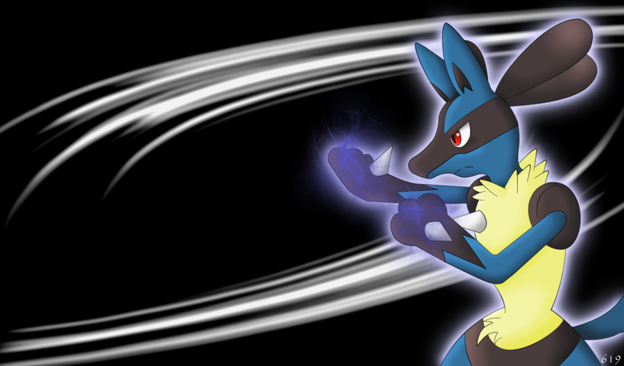 Lucario wallpaper by ShenWooo on