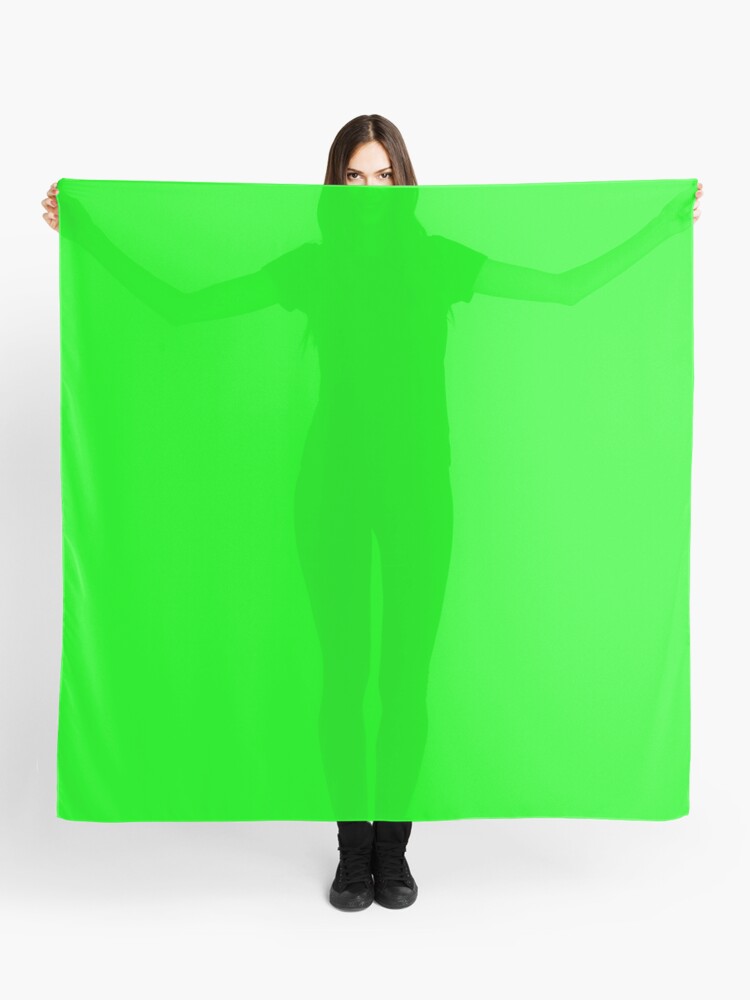 Green Screen Chroma Background For Streaming Videos Scarf By