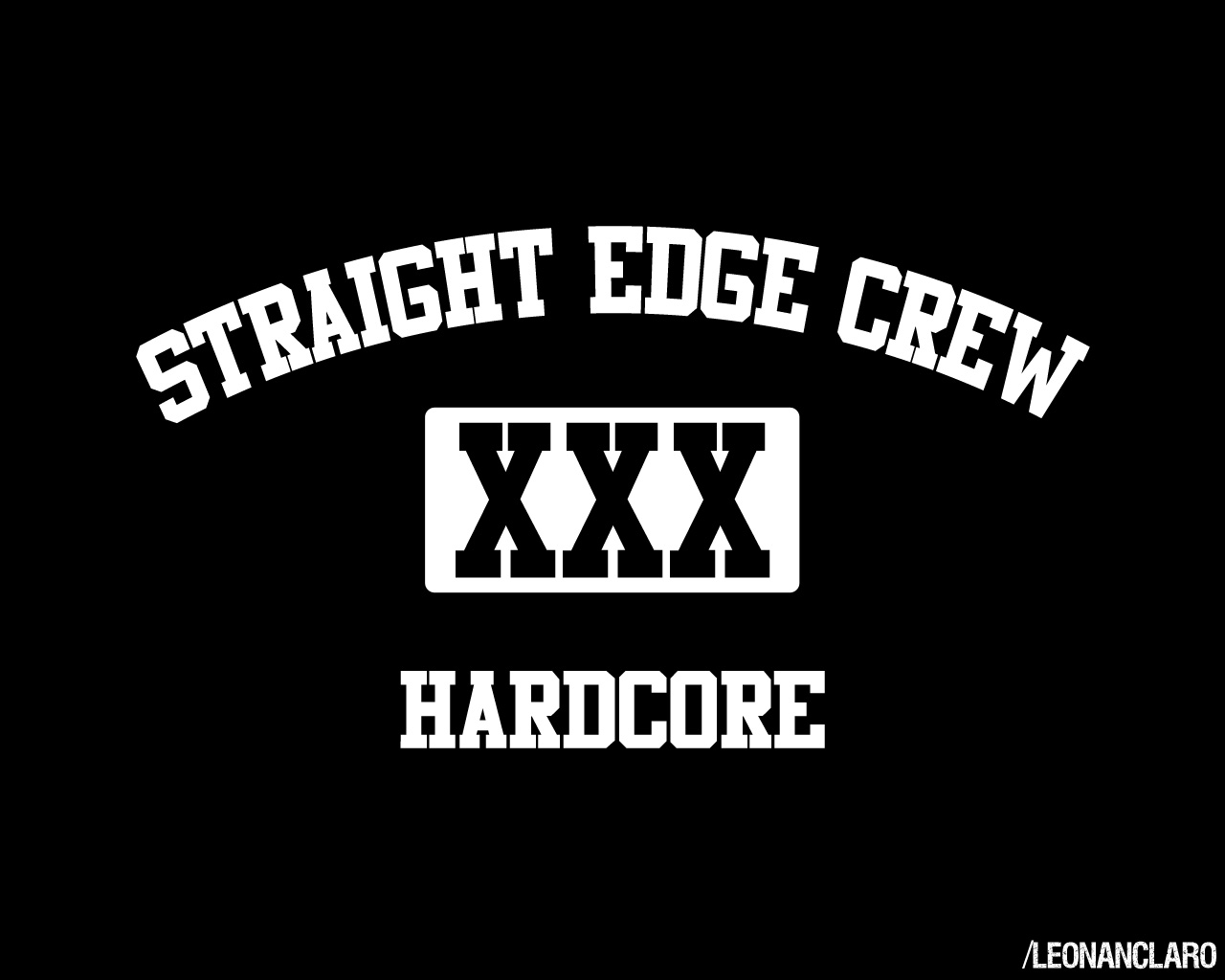 Straight Edge Crew By Leonanclaro