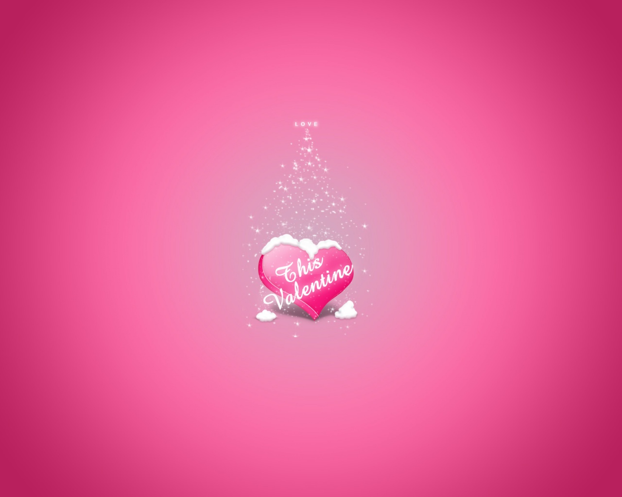 1280x1024 Love pink Valentine desktop PC and Mac wallpaper