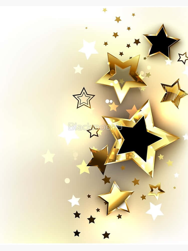Gold Stars Wallpaper
