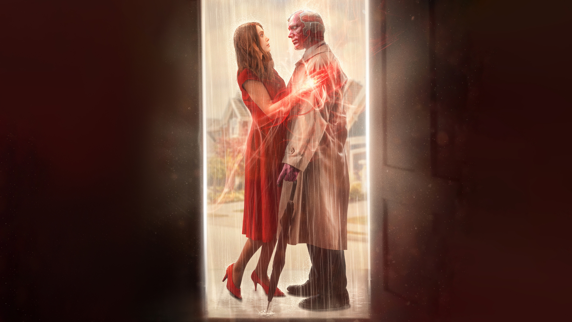 Scarlet Witch Vision Tv Show Wandavision HD Wallpaper