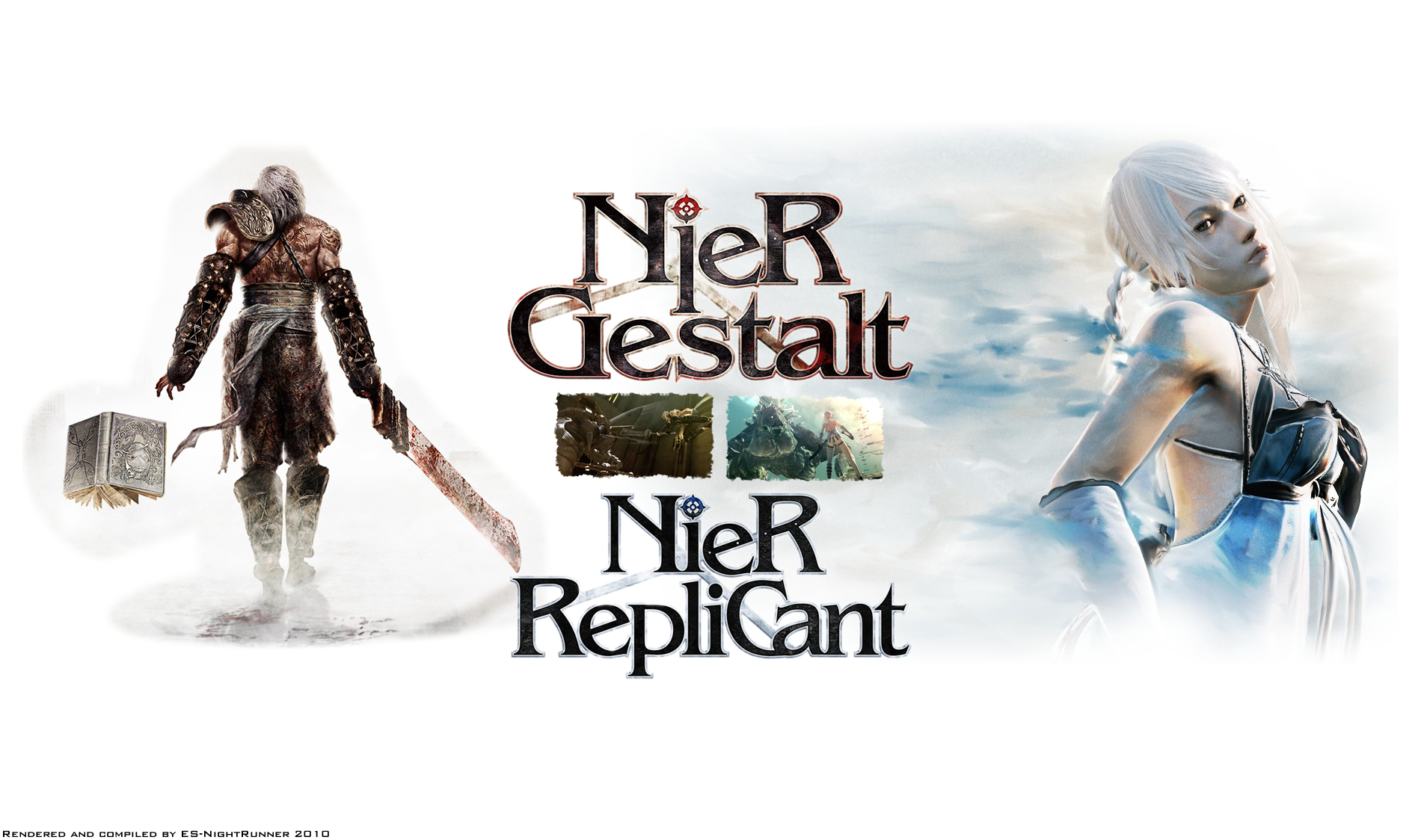 Nier Gestalt Replicant By Es Nightrunner Fan Art Wallpaper Other I