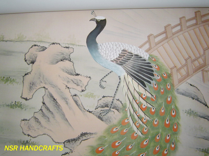Handmade Wallpaper Hand Painted