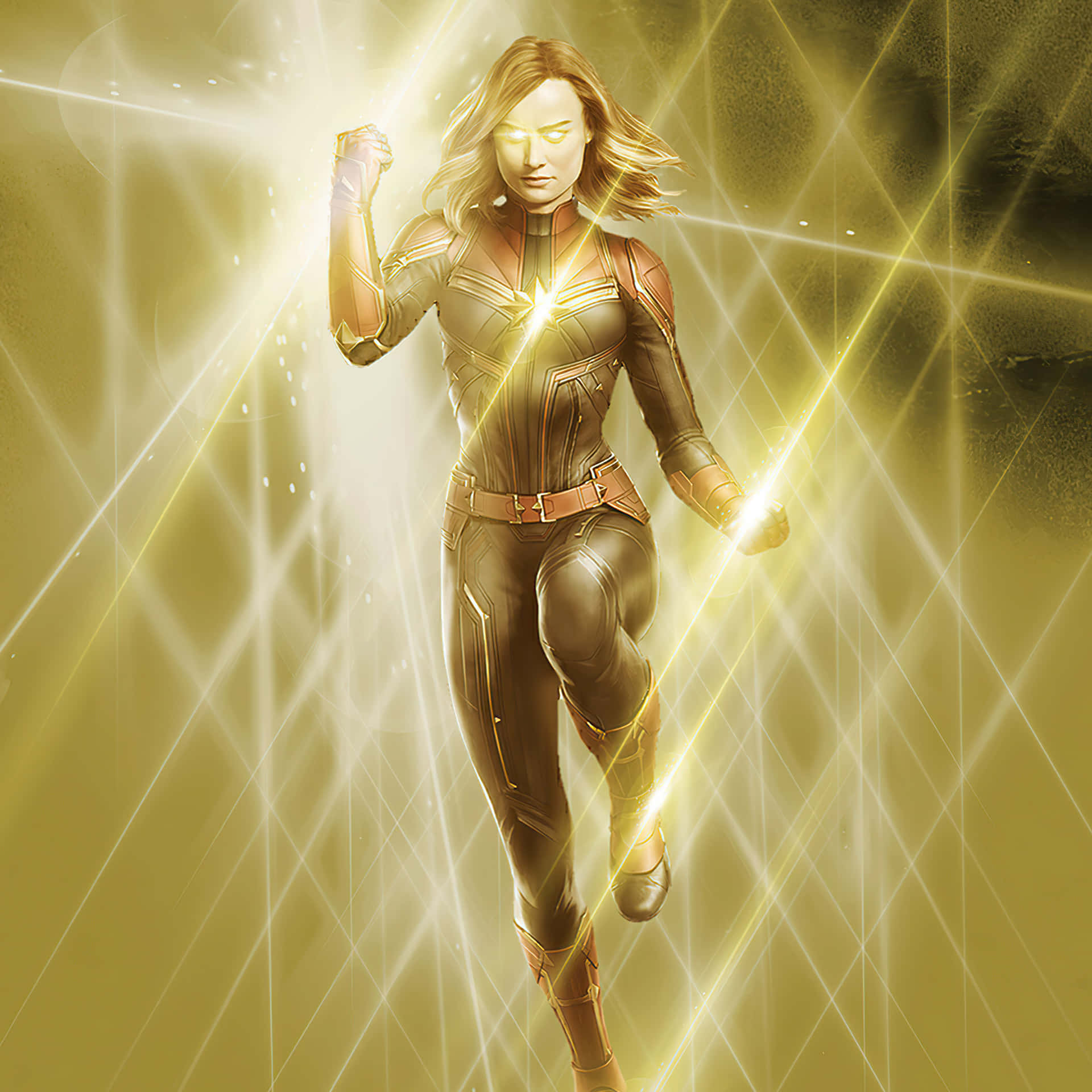 Unleash The Power Of Captain Marvel With An iPad Wallpaper