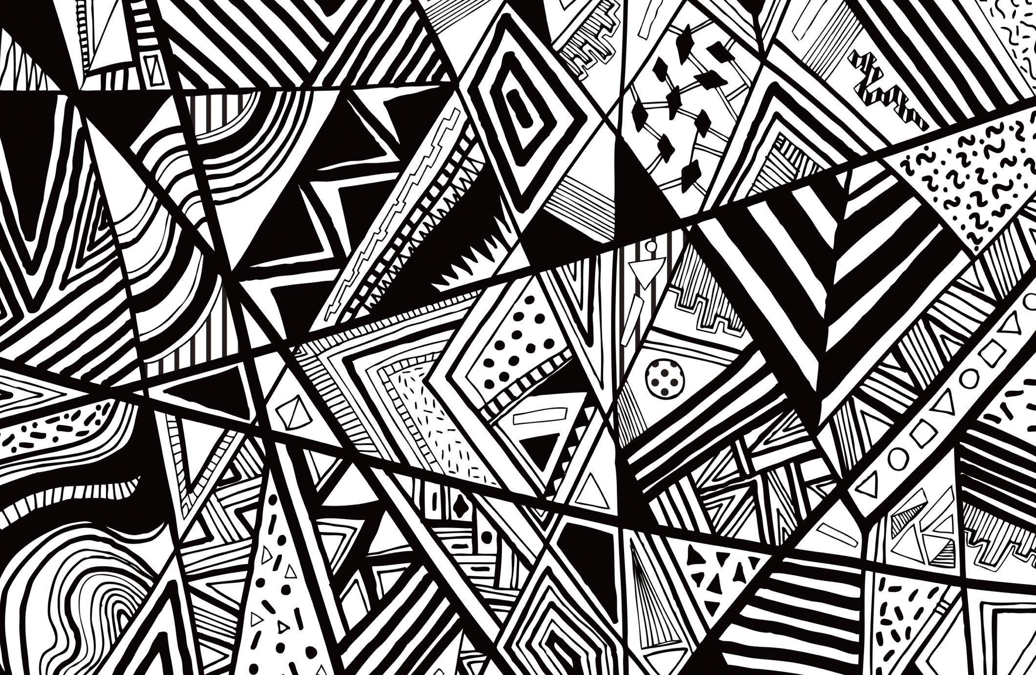 Black And White Abstract Background