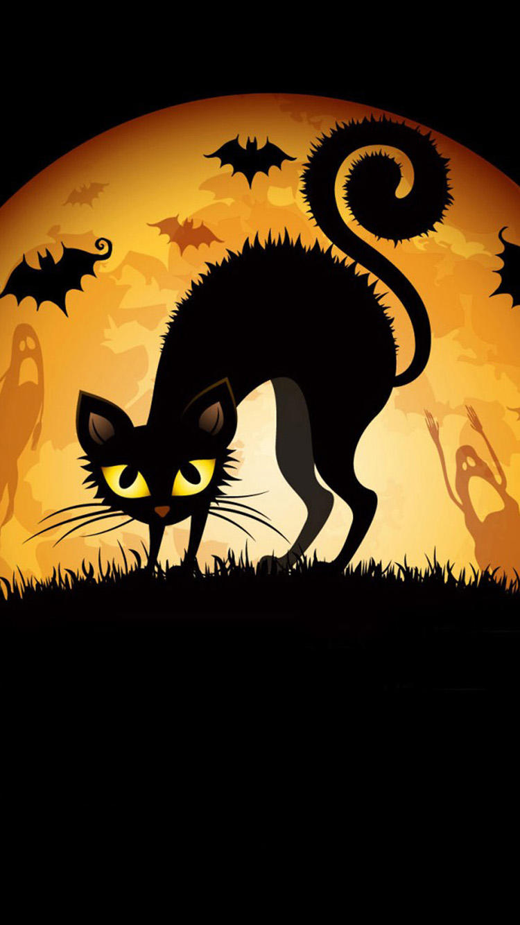Scary iPhone Halloween Wallpaper