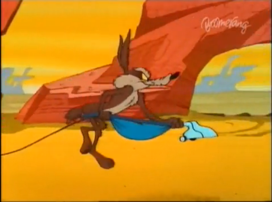 Wile E Coyote With A Vacume By