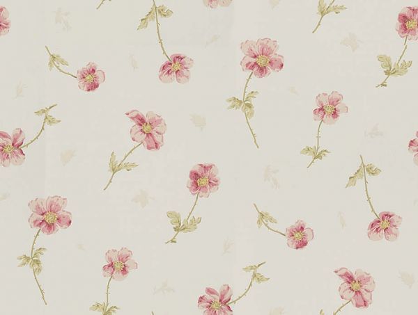 Toss Rose Waverly Fabrics Wallpaper