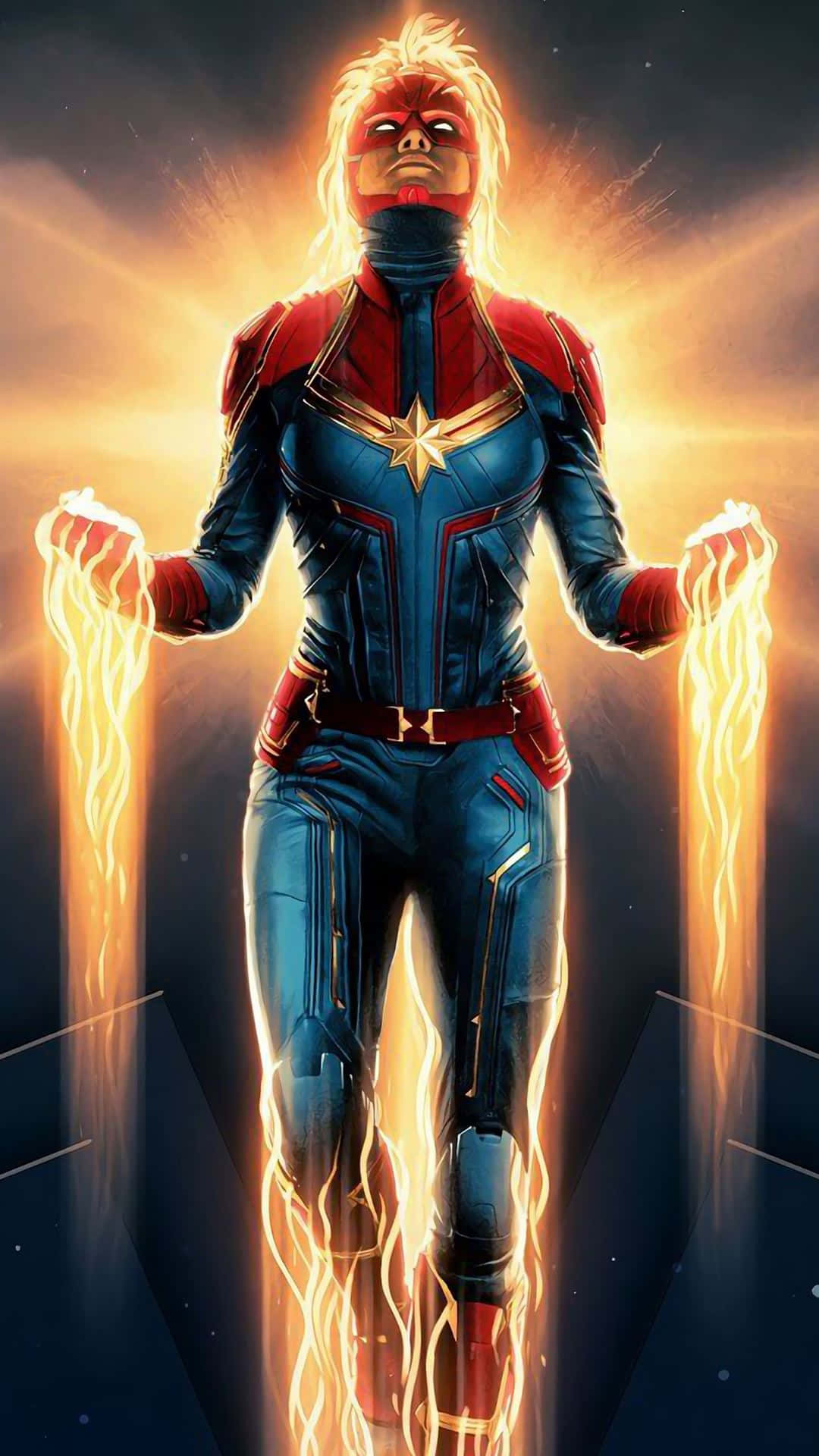 Your World Is Yours With The Captain Marvel iPad Wallpaper