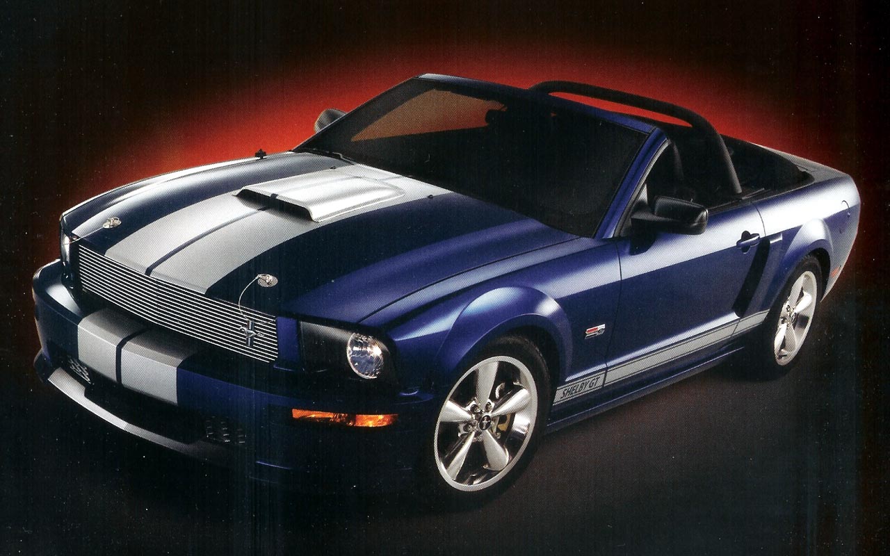 2008 Ford Mustang Shelby GT Convertible Wallpaper 1280x800